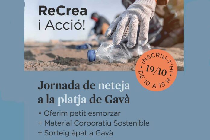 Jornada de neteja de la platja de Gavà