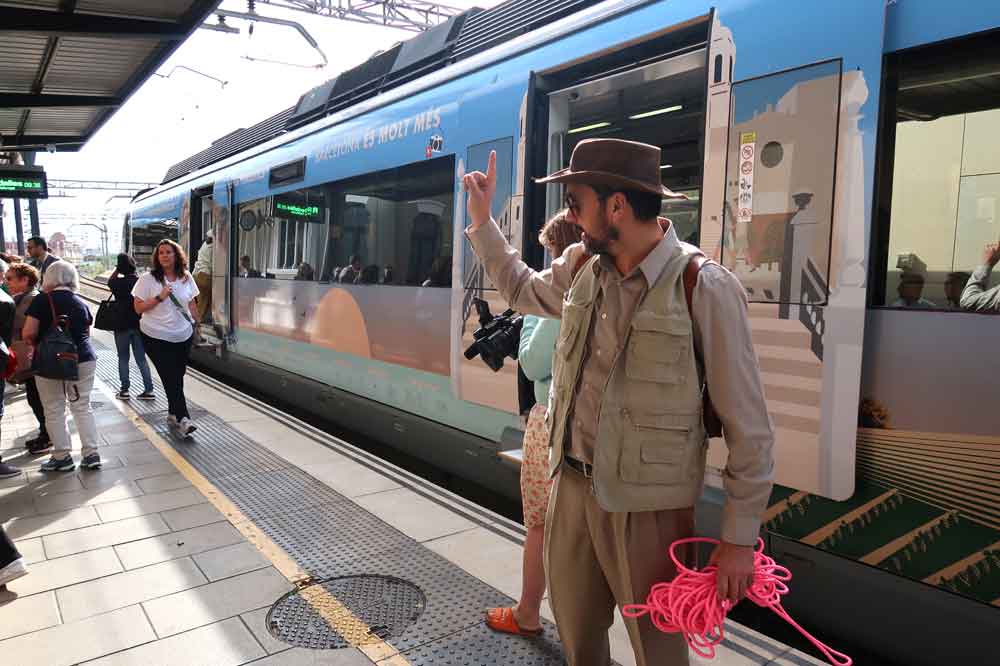 Nova visita del tren dels exploradors