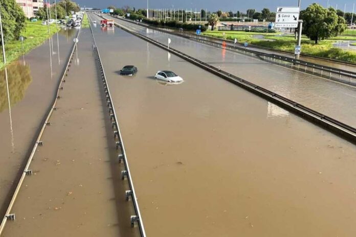 66 avisos als bombers per inundacions a Gavà