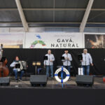Un moment de l’actuació del grup d’havaneres Gats Vells