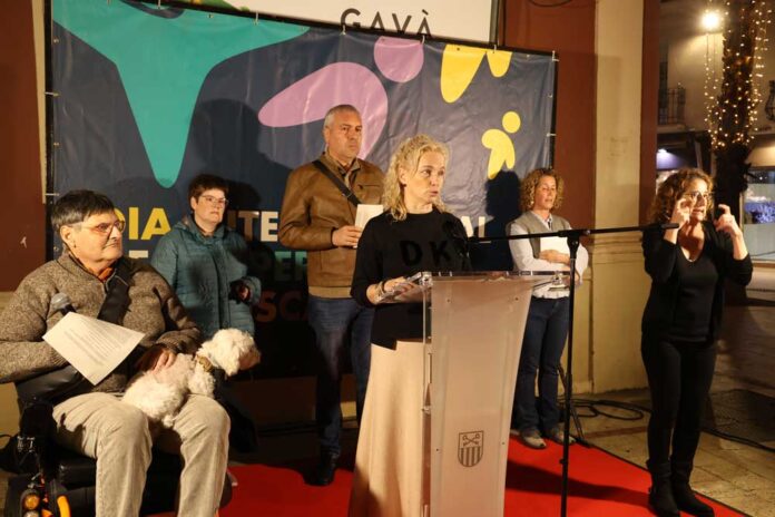 Cristina Agustí va presidir l'acte d'ahir a la tarda accessibilitat