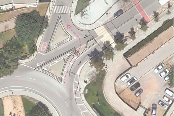 obres-180225 Inici de les obres al carrer de Clara Campoamor