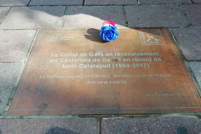 La Colla Castellera de Gavà ret avui homenatge a Jordi Calatayud
