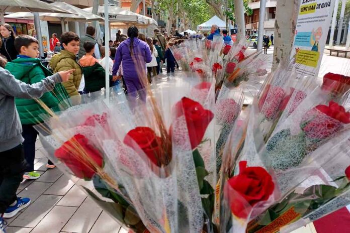 La ciutat es prepara per celebrar Sant Jordi