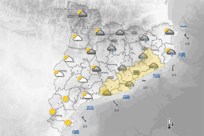 Segueixen activats els avisos per intensitat de pluja