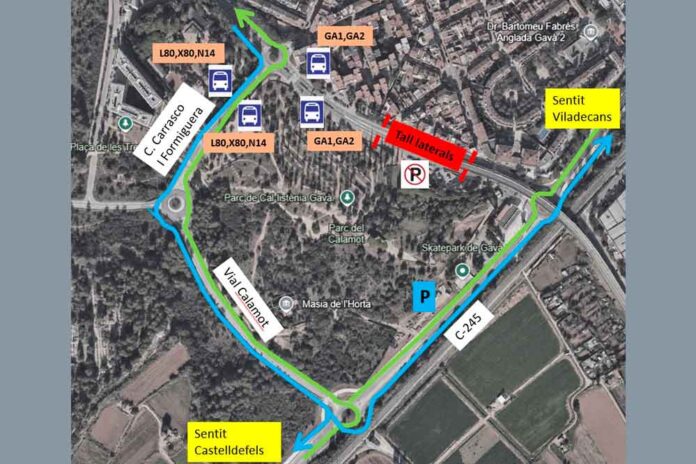 mapa-1-130625 El 17 de juny comencen les obres del pont de la C-234