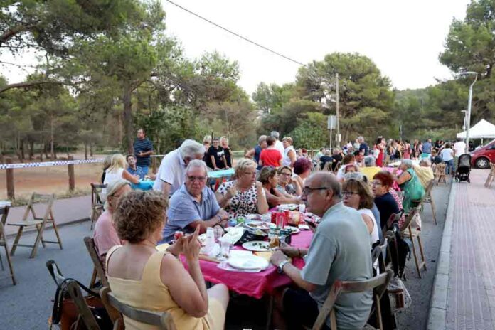 Imatge d'arxiu d'una festa anterior al mateix lloc de La Sentiu on es farà aquesta vetllada musical La Sentiu