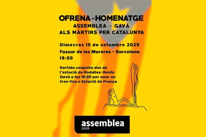 L’ANC de Gavà es desmarca de nou de l'acte del dia 10