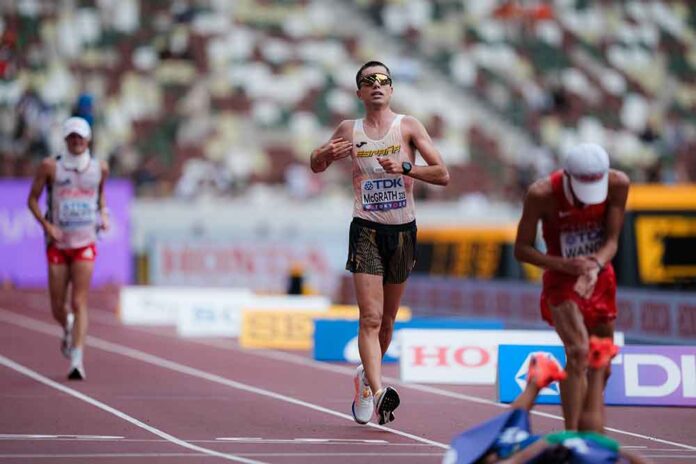 Paul McGrath bronze mundial en els 20 km marxa