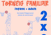 Torneig familiar de bàsquet 2×2, el diumenge 5 d’octubre 2x2