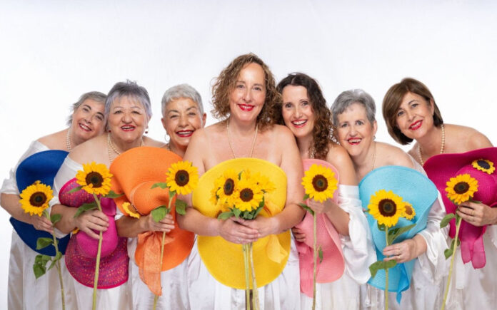 Les actrius de Las chicas del calendario, que han treballat per primera vegada amb Las del Toc Las chicas del calendario