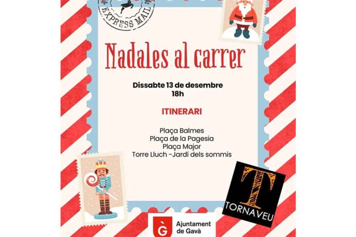 Cantada itinerant de nadales pels carrers de Gavà