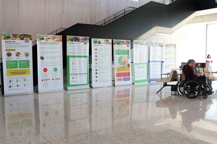 Exposició sobre alimentació saludable