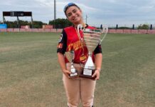Claudia González, Campiona d’Espanya de Softbol amb Catalunya Claudia González