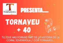 Tornaveu + 40: concert especial del cor el 7 de novembre Tornaveu + 40