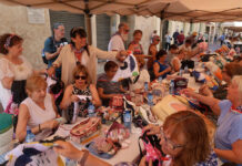 135 participants a la 30a Trobada de puntaires de Sant Pere puntaires