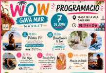 4t WoW Gavà Mar Market, el diumenge 7 de juny de 10 del matí a 8 del vespre WoW Gavà Mar Market