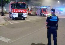 Incendi en el magatzem de Presec Incendi en el magatzem de Presec