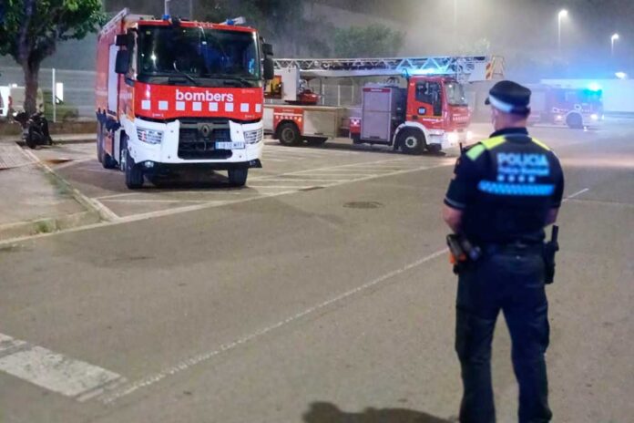 Incendi en el magatzem de Presec