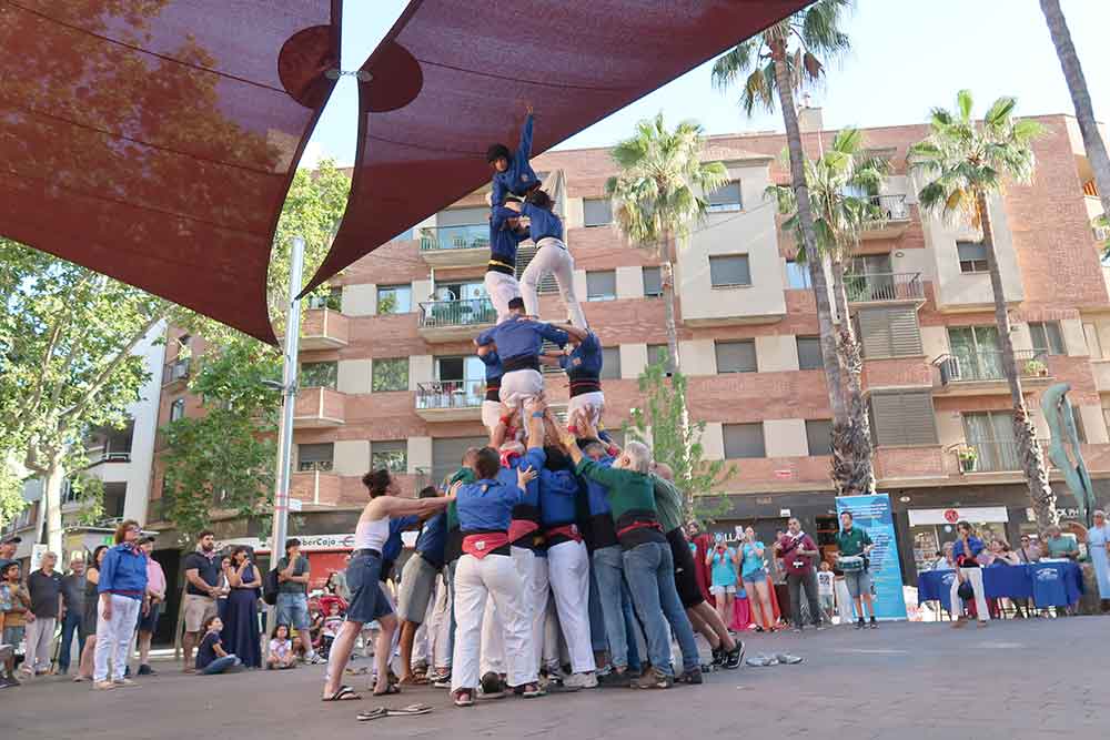 El Castellers de Gavà surten al carrer per Festa Major