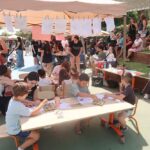 Un moment d’aquesta 13ª edició del Dia Solidari, al col·legi Santo Ángel