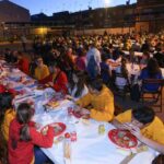 Un moment del tradicional sopar que fan cada any