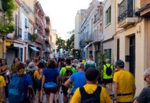 Prop de 60 persones a la caminada nocturna de la UME Prop de 60 persones a la caminada nocturna de la UME