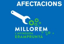 En marxa la fase 3 de les obres de l’avinguda Eramprunyà En marxa la fase 3 de les obres de l’avinguda Eramprunyà