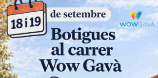 WoW Gavà treu les Botigues al Carrer el 18 i el 19 de setembre Botigues al Carrer