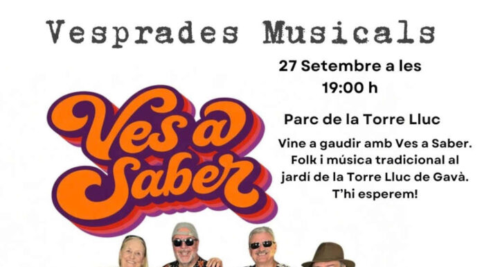Ves a Saber actuaran el diumenge 27 a les Vesprades Musicals Ves a Saber