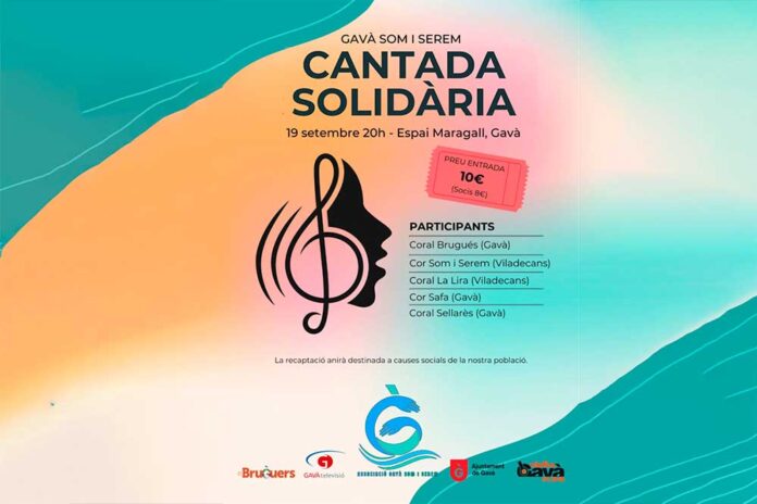 Cantada solidària aquest dissabte a Gavà