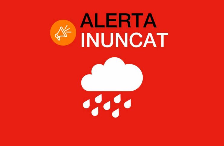 Risc d’inundacions a les carreteres INUNCAT activat per la previsió de xàfecs