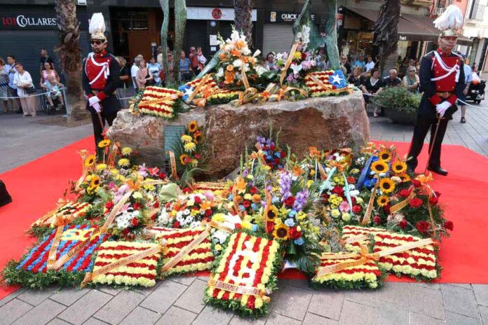 ofrena-070926 Gavà a punt celebrar la Diada