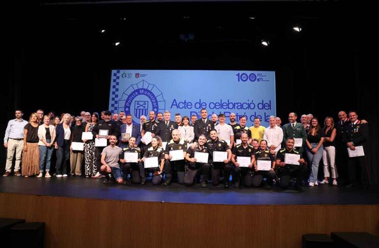 La Policia Municipal celebra el dia del Patró