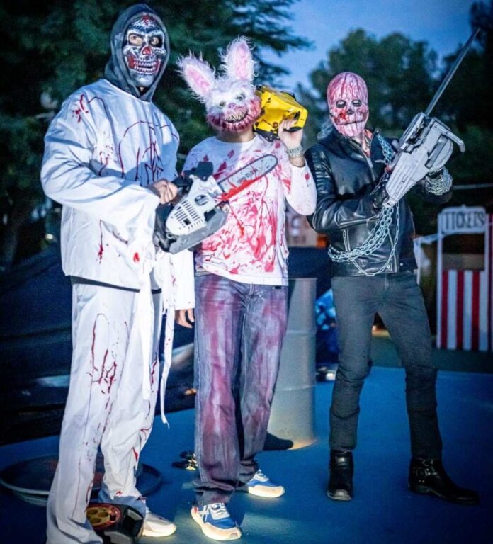Aquesta era una de les ambientacions del túnel de Halloween que van muntar l'any passat El Curso Demoníaco