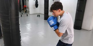 El boxejador gavanenc Abel Uclés, al Campionat d’Espanya