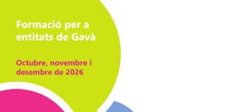 Formació per a entitats a Gavà Formació per a entitats a Gavà